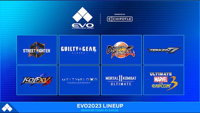 EVO 2023 Fighting Game Tournament Reveals Featured Lineup