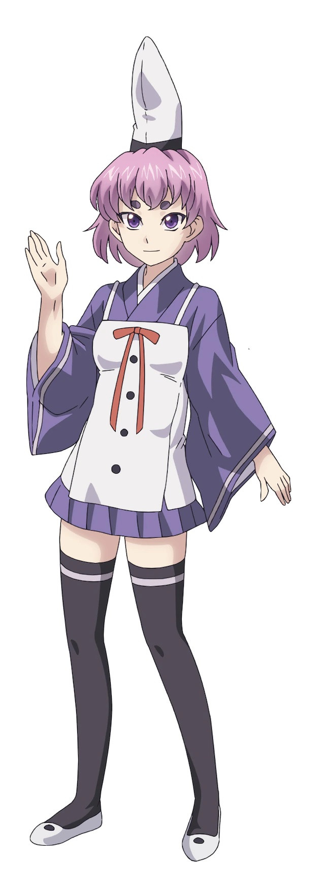 A character visual of Kyouka, a flute tsugumomo from the upcoming Tsugu Tsugumomo TV anime.