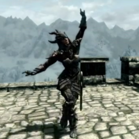 skyrim anime character mod