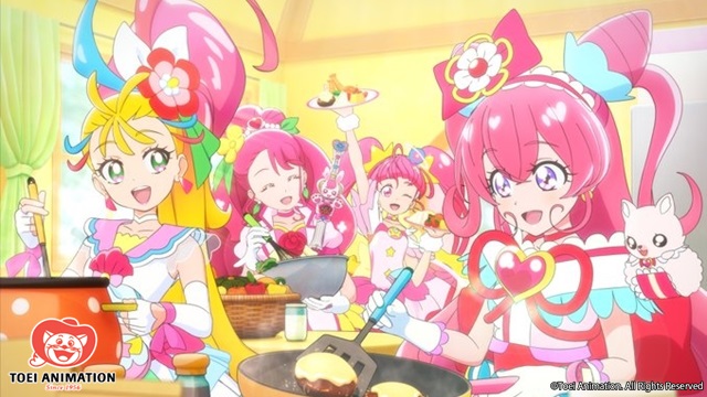 #Four Generations of Pretty Cure Girls Gather in New Crossover Short Film