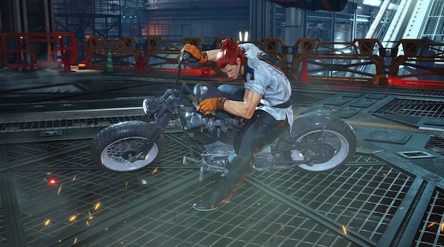 Hwoarang doing the Akira bike slide in the new Tekken 8 trailer