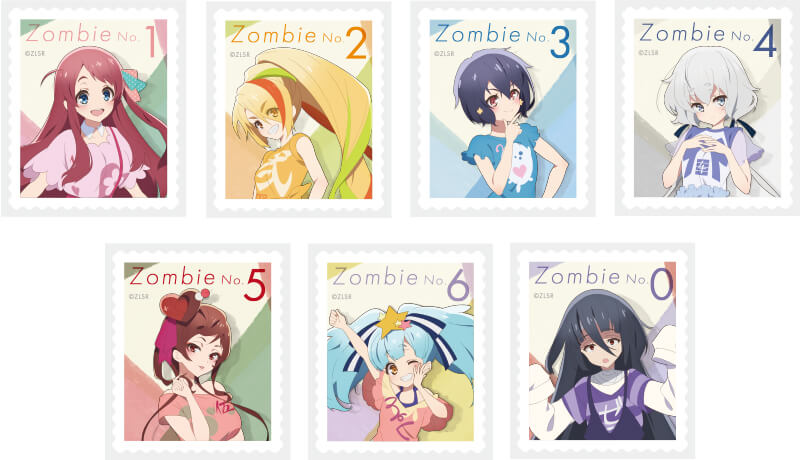 ZOMBIE LAND SAGA bonus stickers