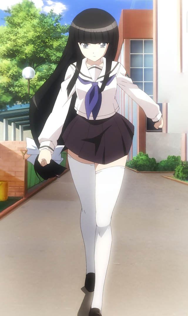 pretty hot sexy legs schoo anime girl