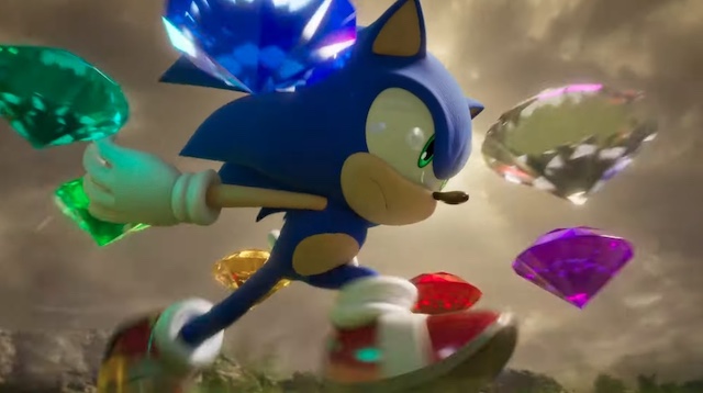 #Sonic Frontiers Trailer hat die blaue Unschärfe, die einem kolossalen Feind gegenübersteht