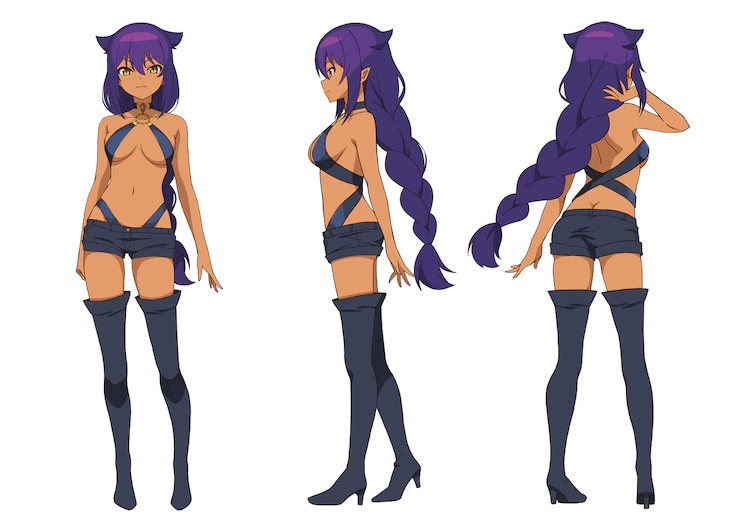 A character setting of Jahy in her adult demon lord form from the upcoming ...