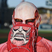 dodgers colossal titan mascot treat attack fans visit crunchyroll july