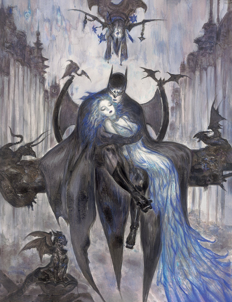 Detective Comics #1063 1:25 variant cover by Yoshitaka Amano