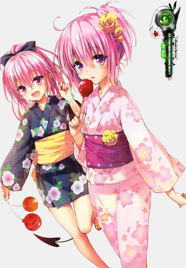 Nana and Momo if you ask me, can't go wrong with to love-ru girls. 