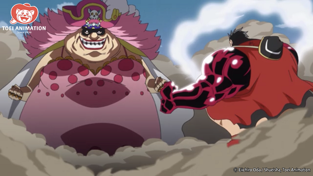 Big Mom tritt gegen Gear Four an Ruffy, One Piece