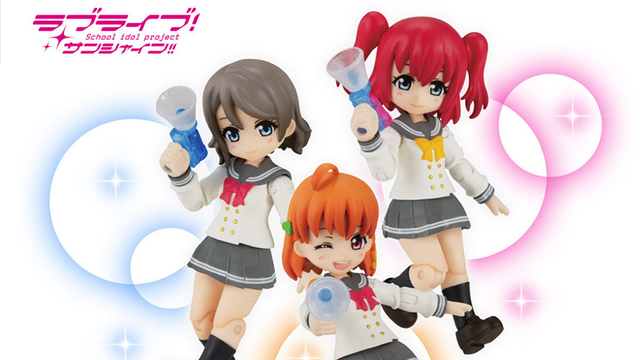 Crunchyroll Love Live Sunshine Idols Take Aim As The Latest Aqua Shooters Figures