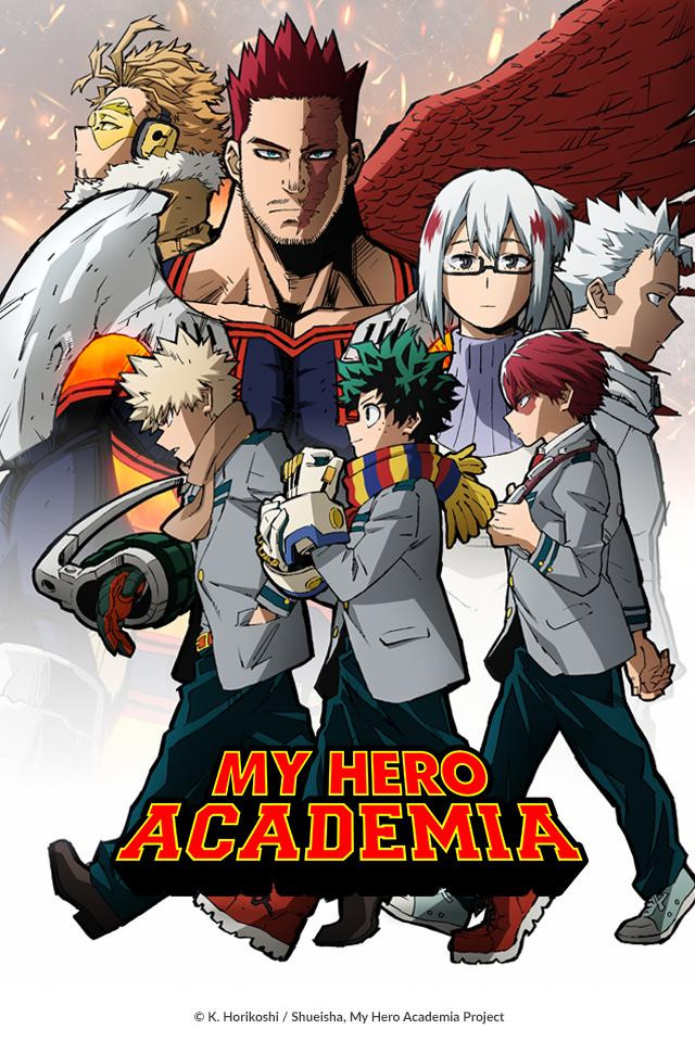 free anime series my hero academia