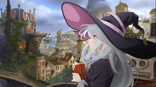 Crunchyroll Witch Goes Wandering In Key Visual For The Journey Of Elaina Tv Anime