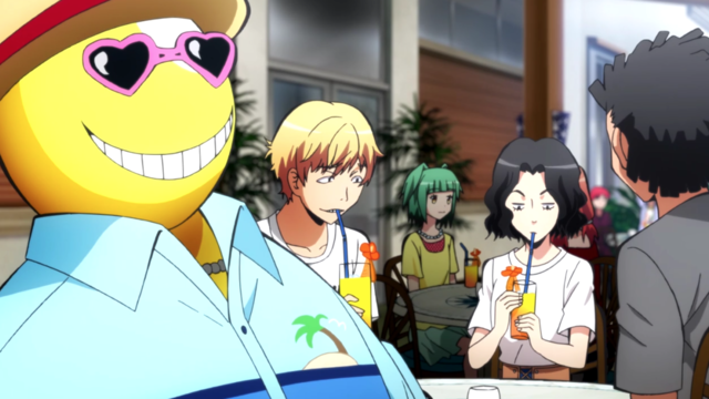 Assassination Classroom Episode 17 Beach