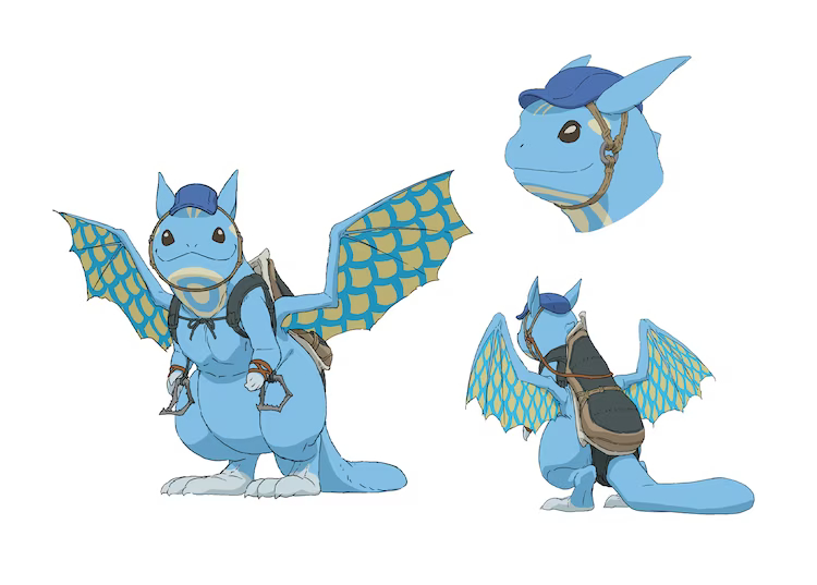 Dragons of Wonderhatch Gaffin character design