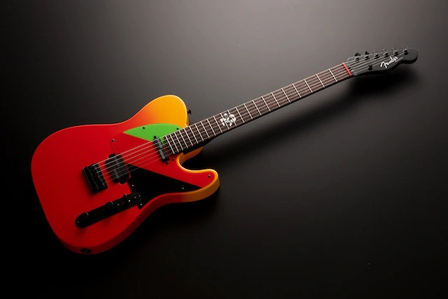 Asuka Evangelion guitar