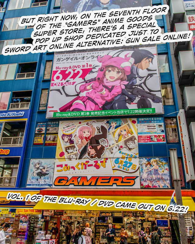Crunchyroll - ANIME CITY - The Sword Art Online Alternative: Gun Gale Online  Store Arrives in Tokyo!