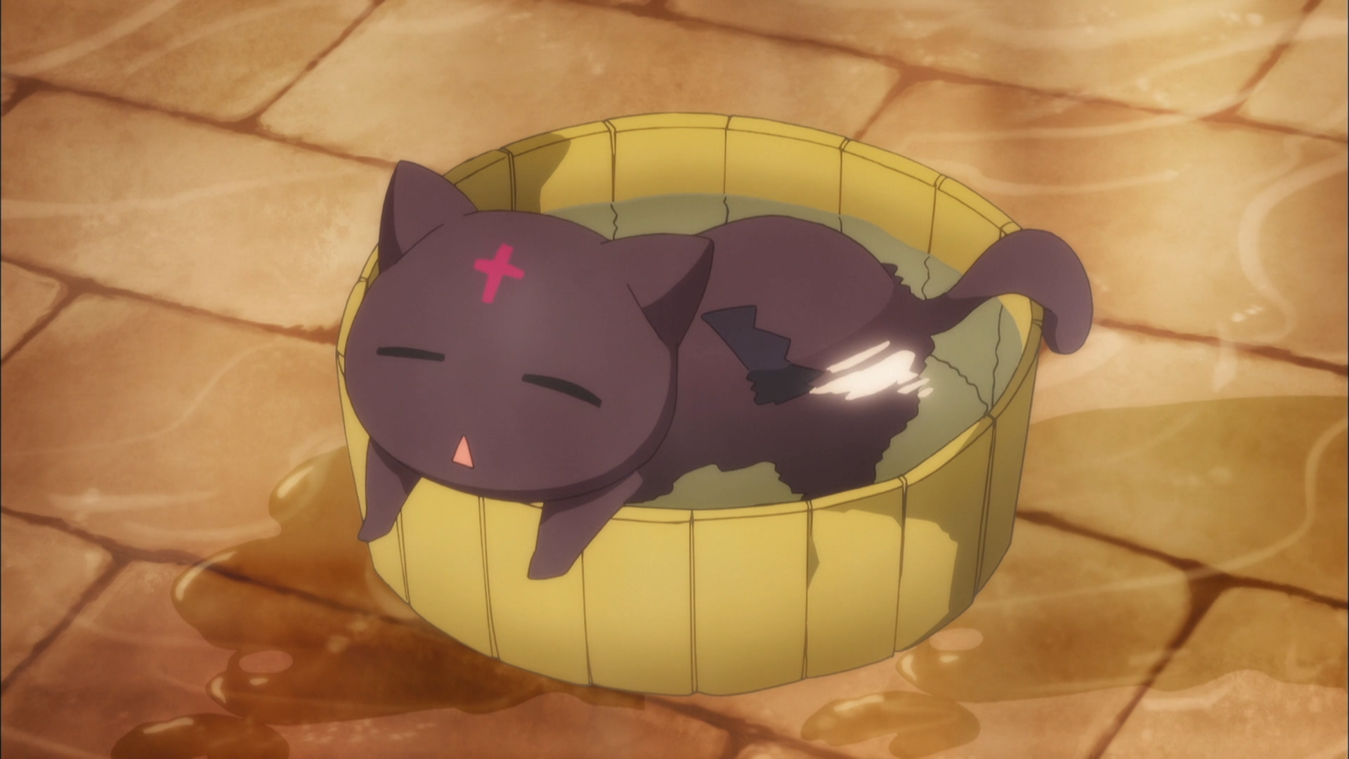 Chomusuke Bathes, KONOSUBA