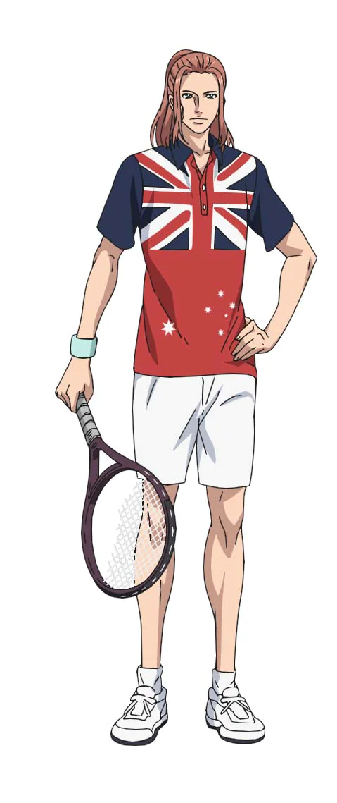 The Prince of Tennis II: U-17 World Cup Mac McGregor Charakterdesign