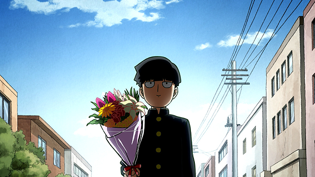 #Mob Psycho 100 III Abschlussveranstaltung ~Danke, Mob Psycho~ enthüllt blumige Grafik