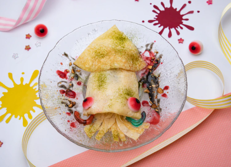 Squid Crepe Dessert