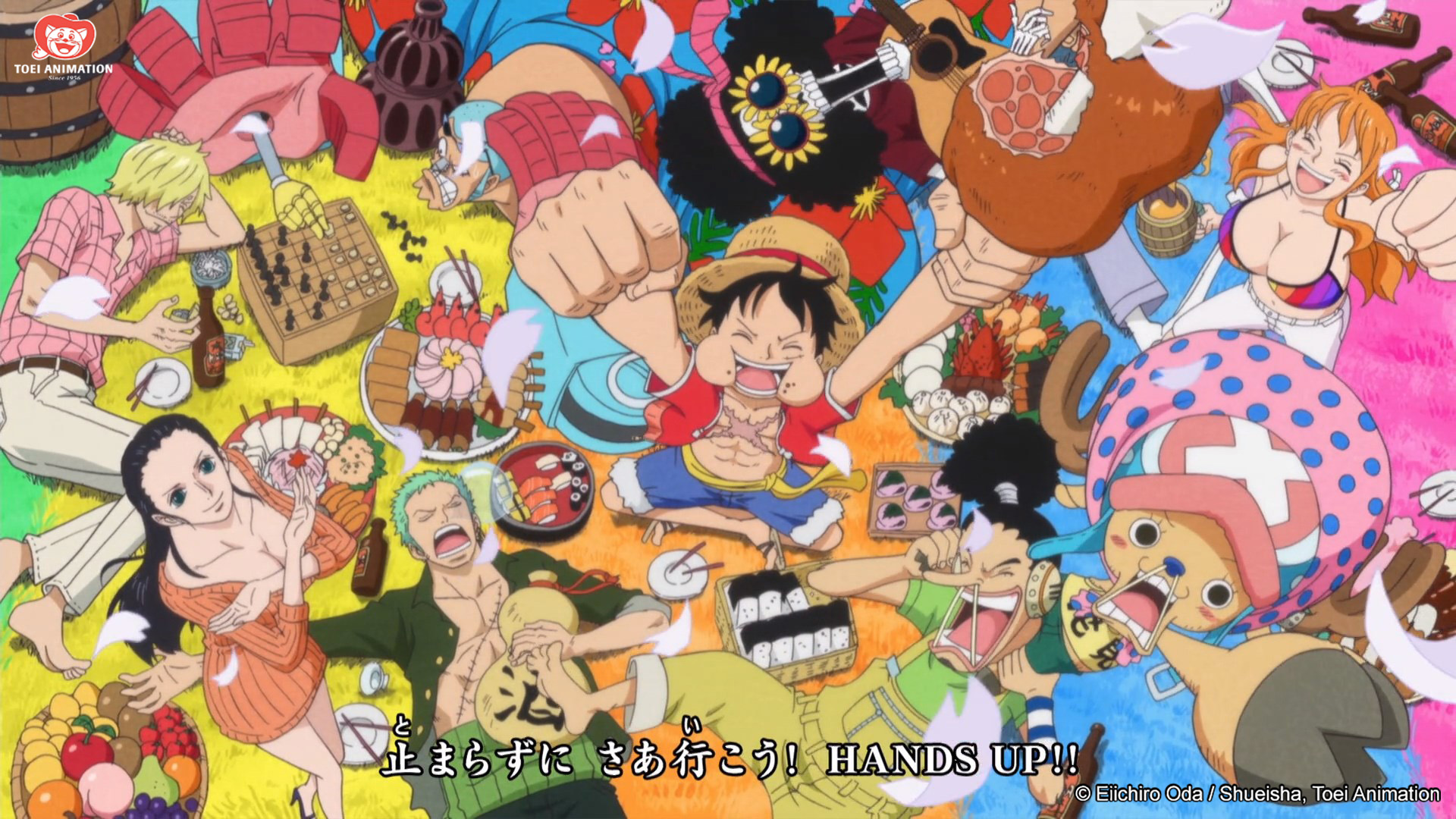 One piece opening