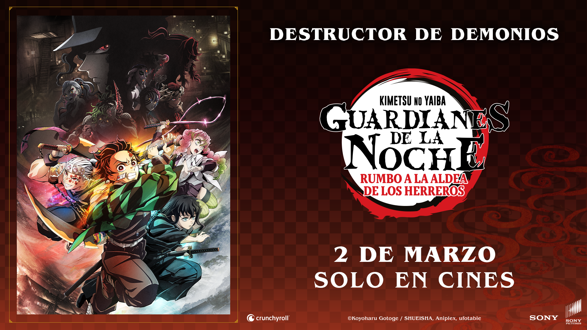 Crunchyroll - [España] Crunchyroll estrenará Guardianes de la Noche:  Kimetsu no Yaiba - Rumbo a la Aldea de los Herreros el 2 de marzo
