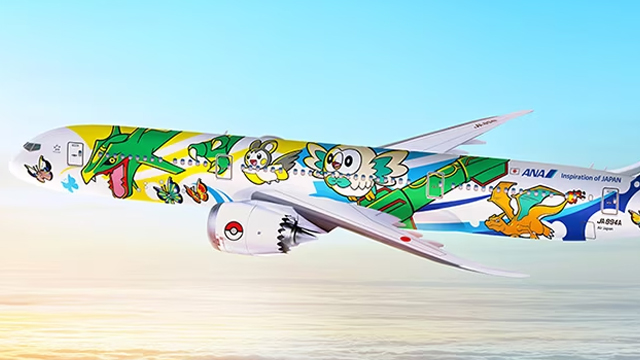 #Fliegende Pokémon (und Pikachu) fliegen mit dem neuen ANA-Flugzeug in die Lüfte