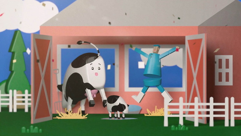 Happy cow, happy farmer