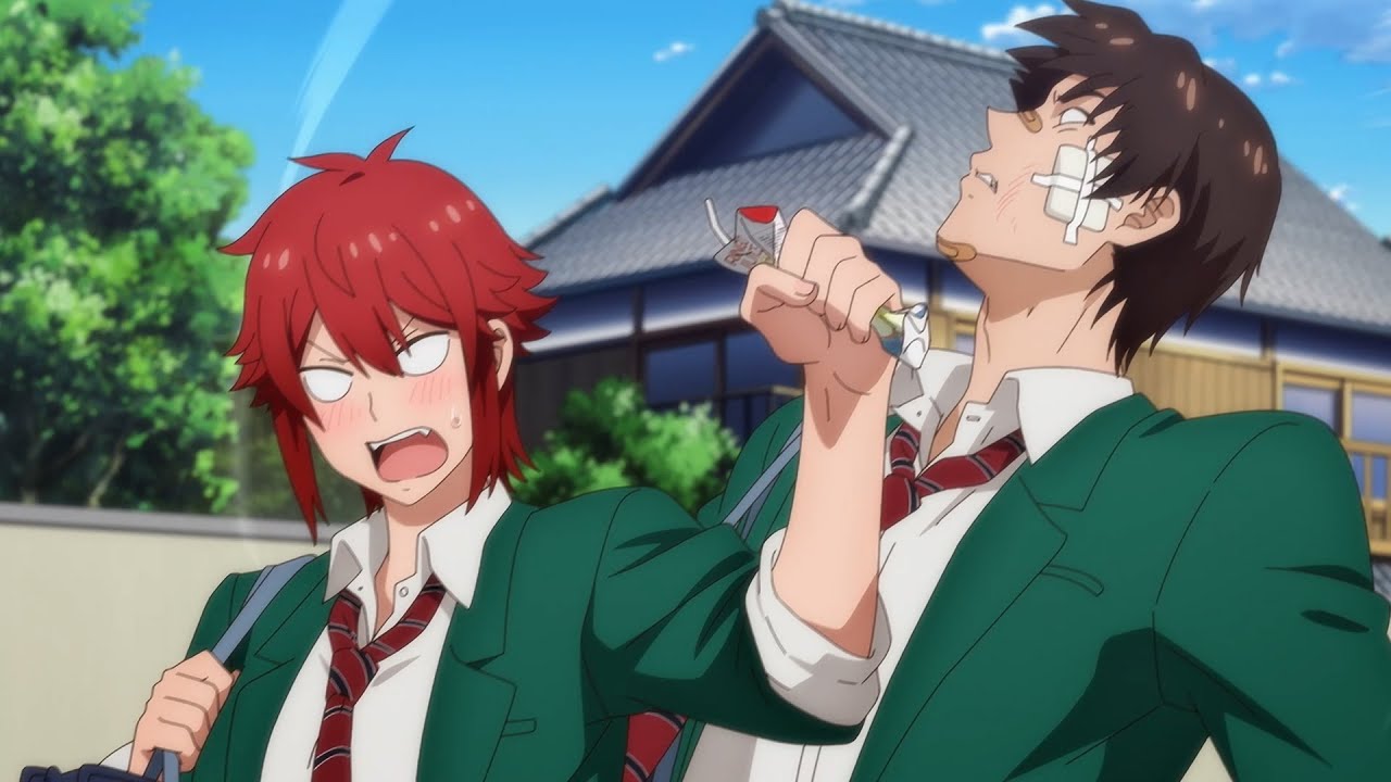 Tomo-chan Is a Girl! TV anime header