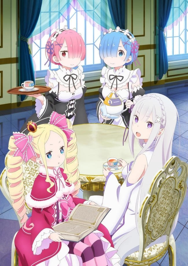 Re:ZERO Tea Party pop-up illustration