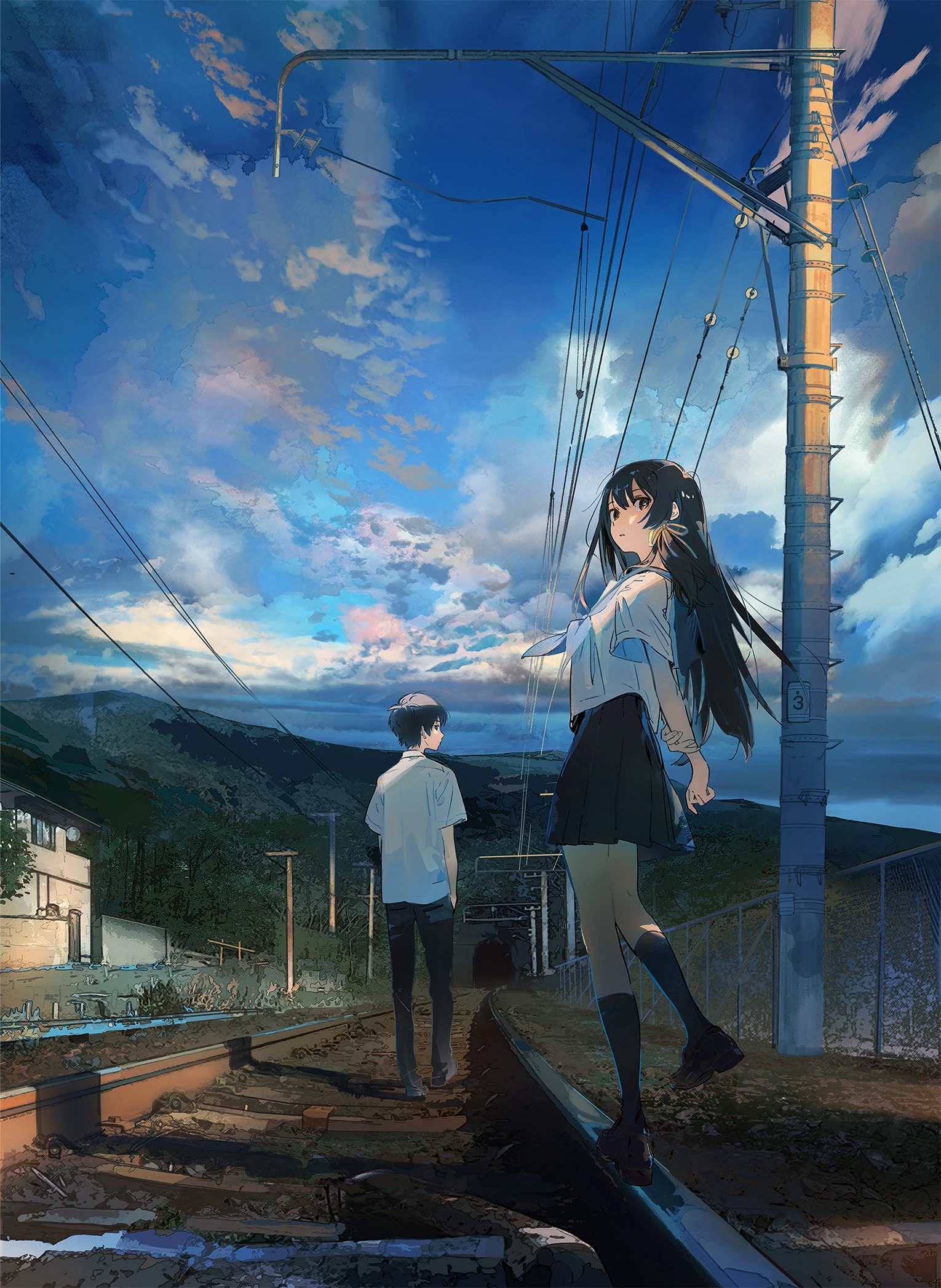 The Tunnel to Summer, der Exit of Goodbyes Anime-Film-Teaser-Visual