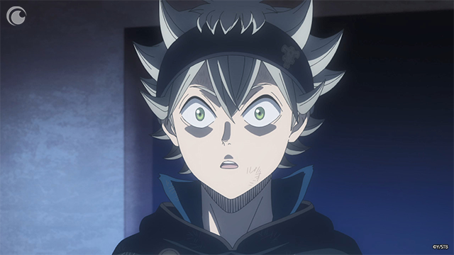 asta looks surprised in black clover