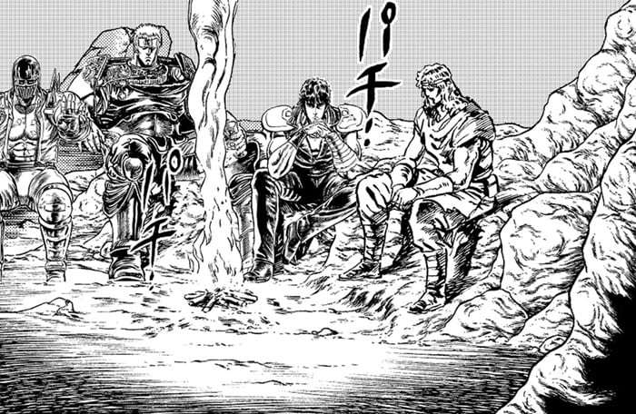 Fist of the North Star camping scene