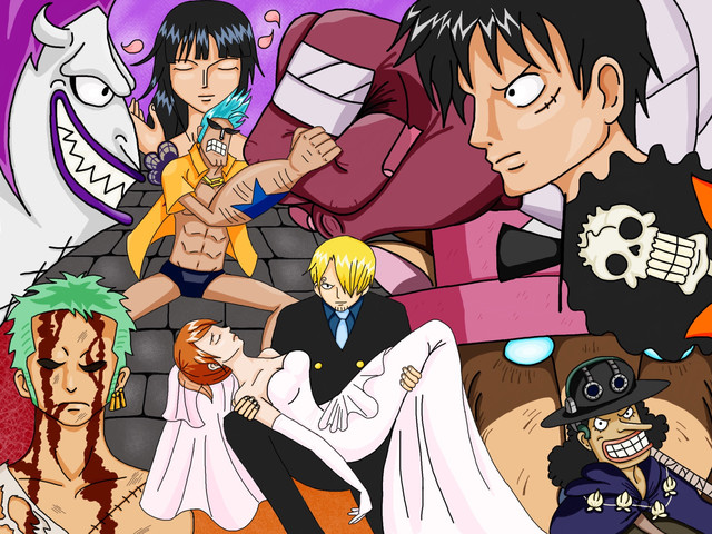One Piece Scene Divertenti Thriller Bark