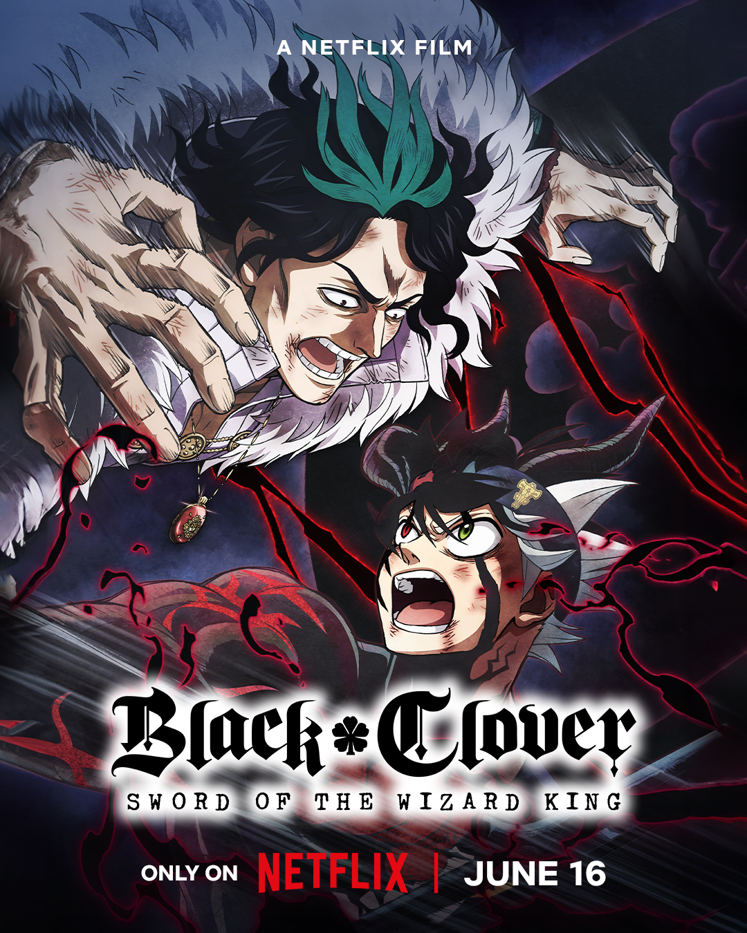 Black Clover: Sword of the Wizard King anime film main visual