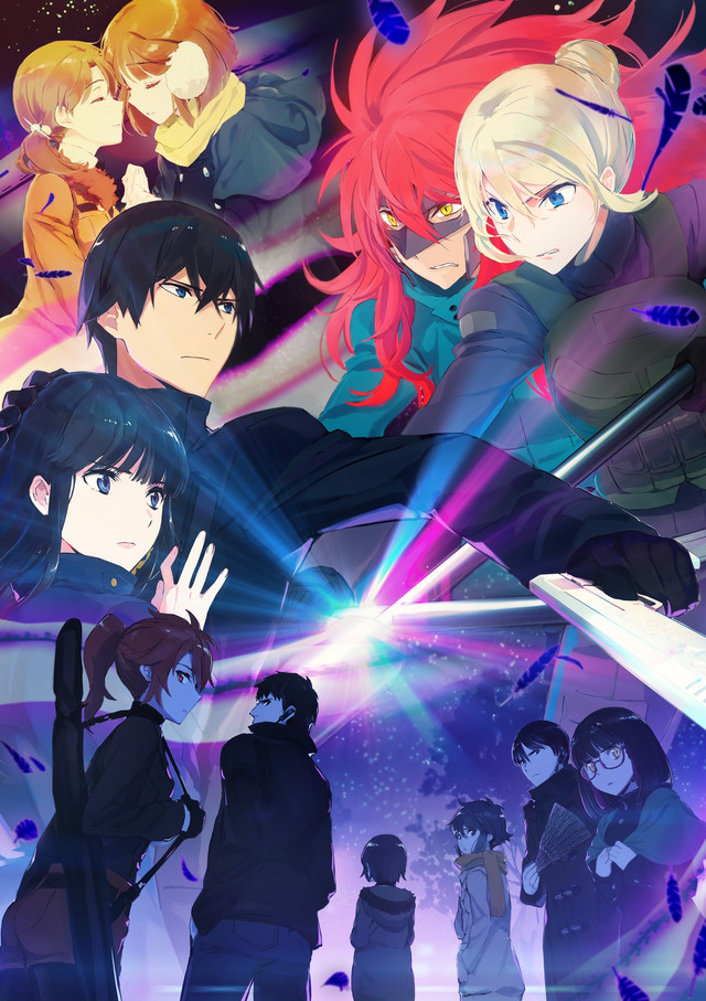 A key visual for the second season of The Irregular at Magic High School TV anime, featuring a collage of the main characters from the series.