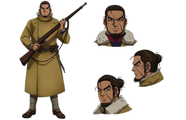 Golden Kamuy Staffel 4 Rikimatsu Ariko Charakterdesign