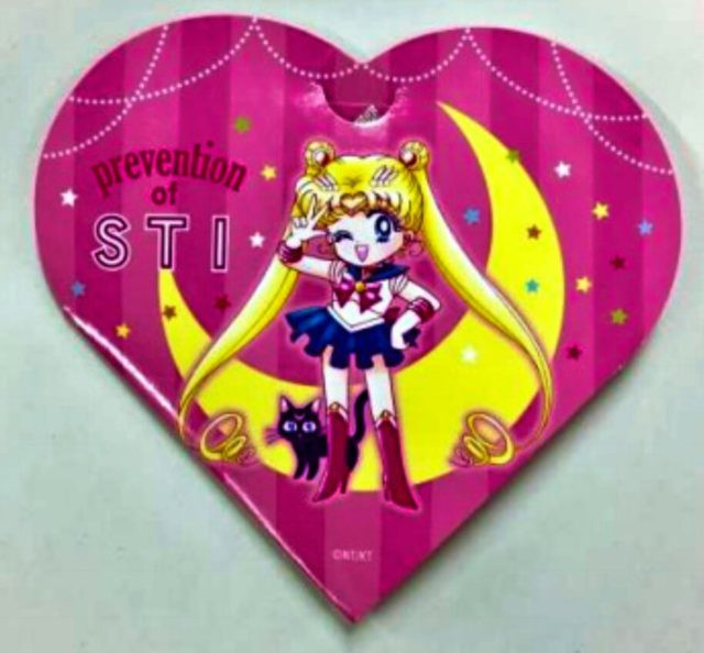 Sailor Moon condoms.
