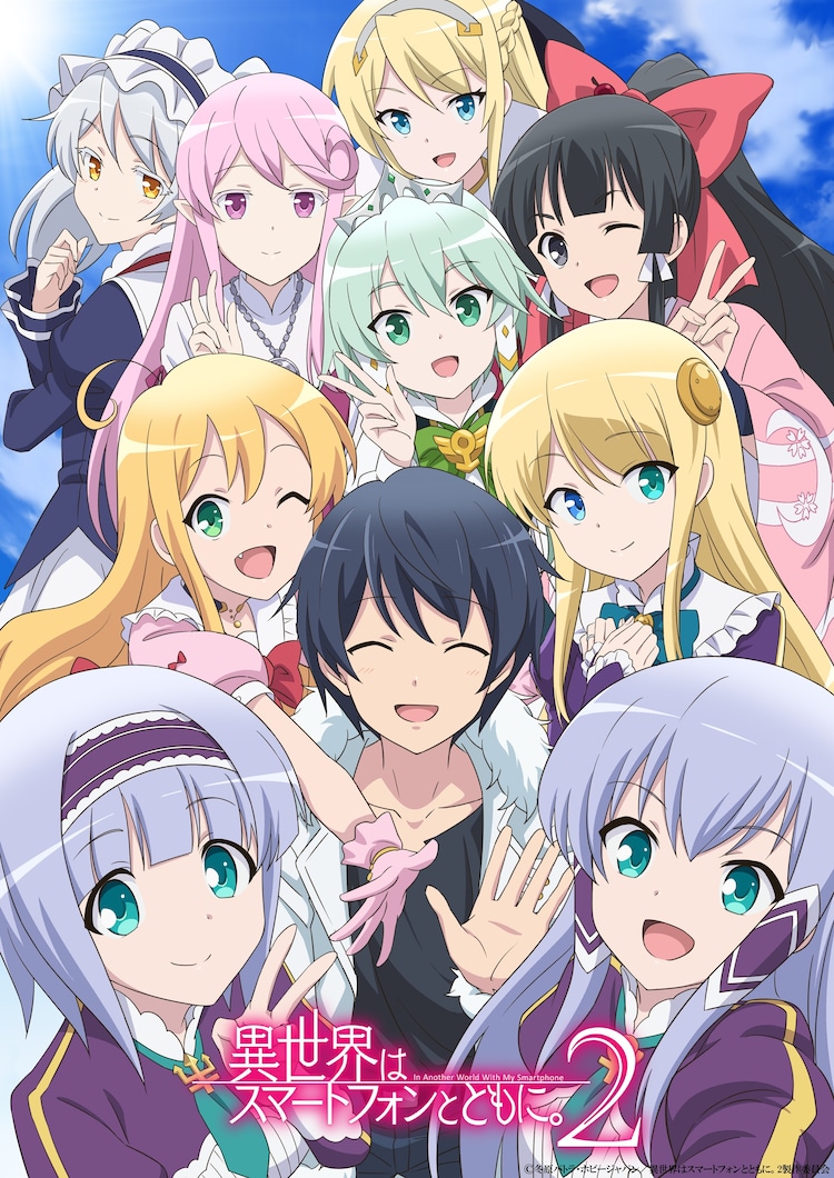 In Another World With My Smartphone 2 anime main visual