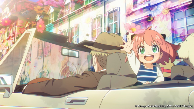 SPY x FAMILY second opening Anya in the car