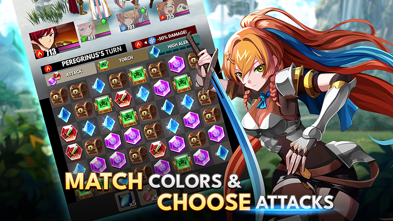 Match Colors & Choose Attacks