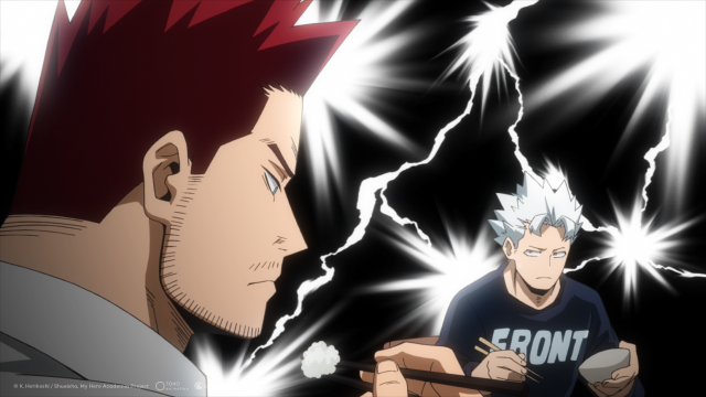 Endeavor and Natsu in My Hero Academia Natsuo