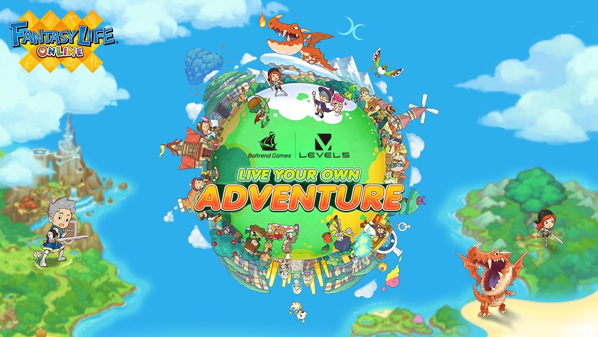 Crunchyroll Level5's Fantasy Life Online SimRPG Aims for Worldwide