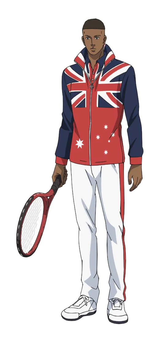 The Prince of Tennis II: U-17 World Cup Chris Hoppman character design