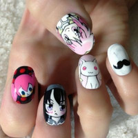 Crunchyroll - Incredible Anime-Themed Nail Art