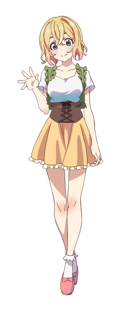 A character visual of Mami Nanami, the protagonist's ex-girlfriend in the upcoming Rent-A-Girlfriend TV anime.