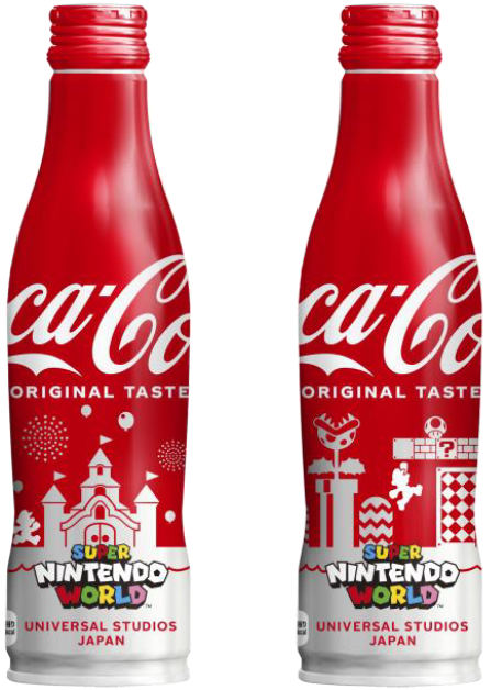 Coca-Cola Japan and Super Nintendo World Collab