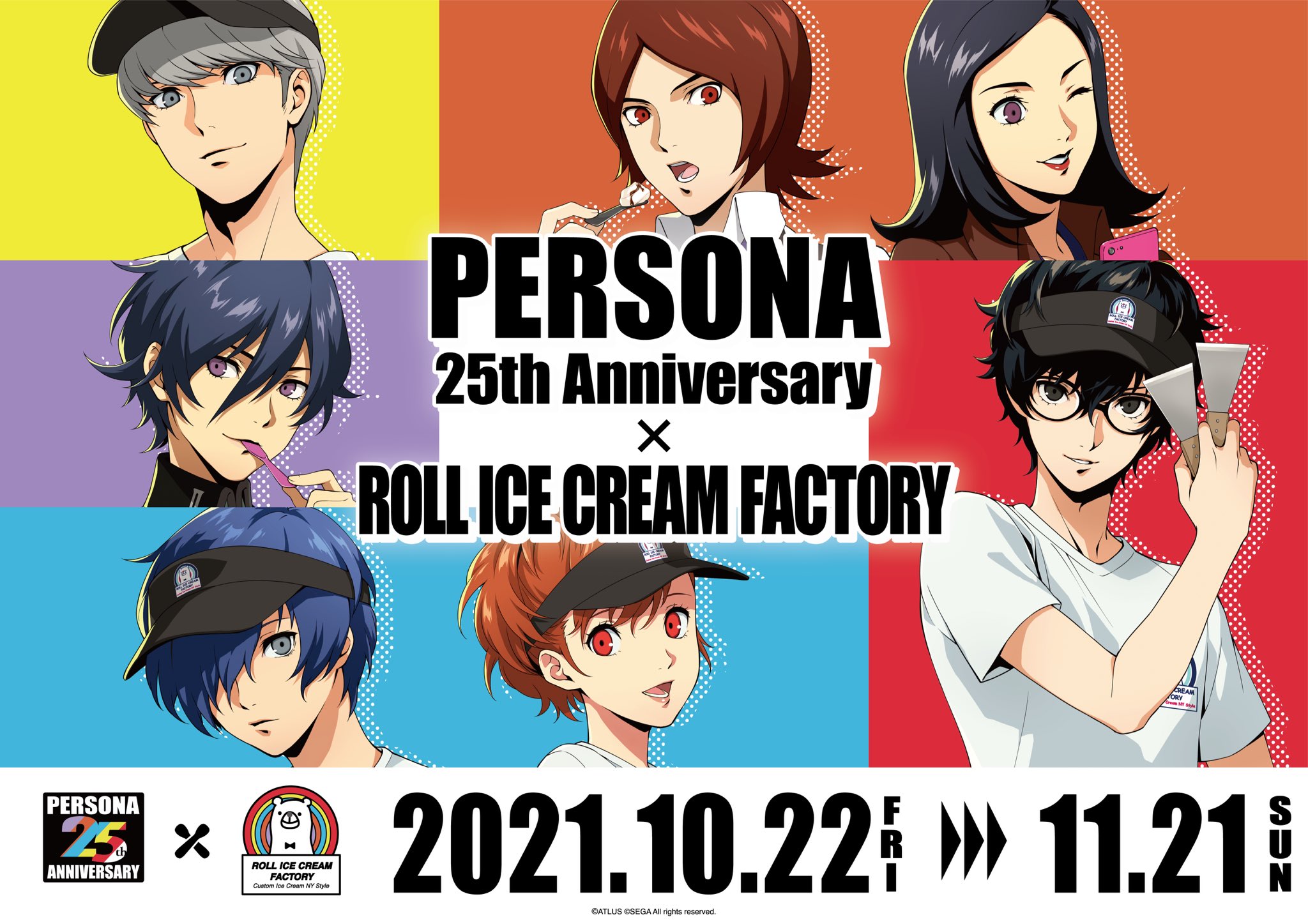 Roll Ice Cream Factory x Persona