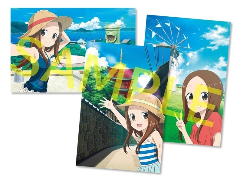 Teasing Master Takagi-san anime film postcards