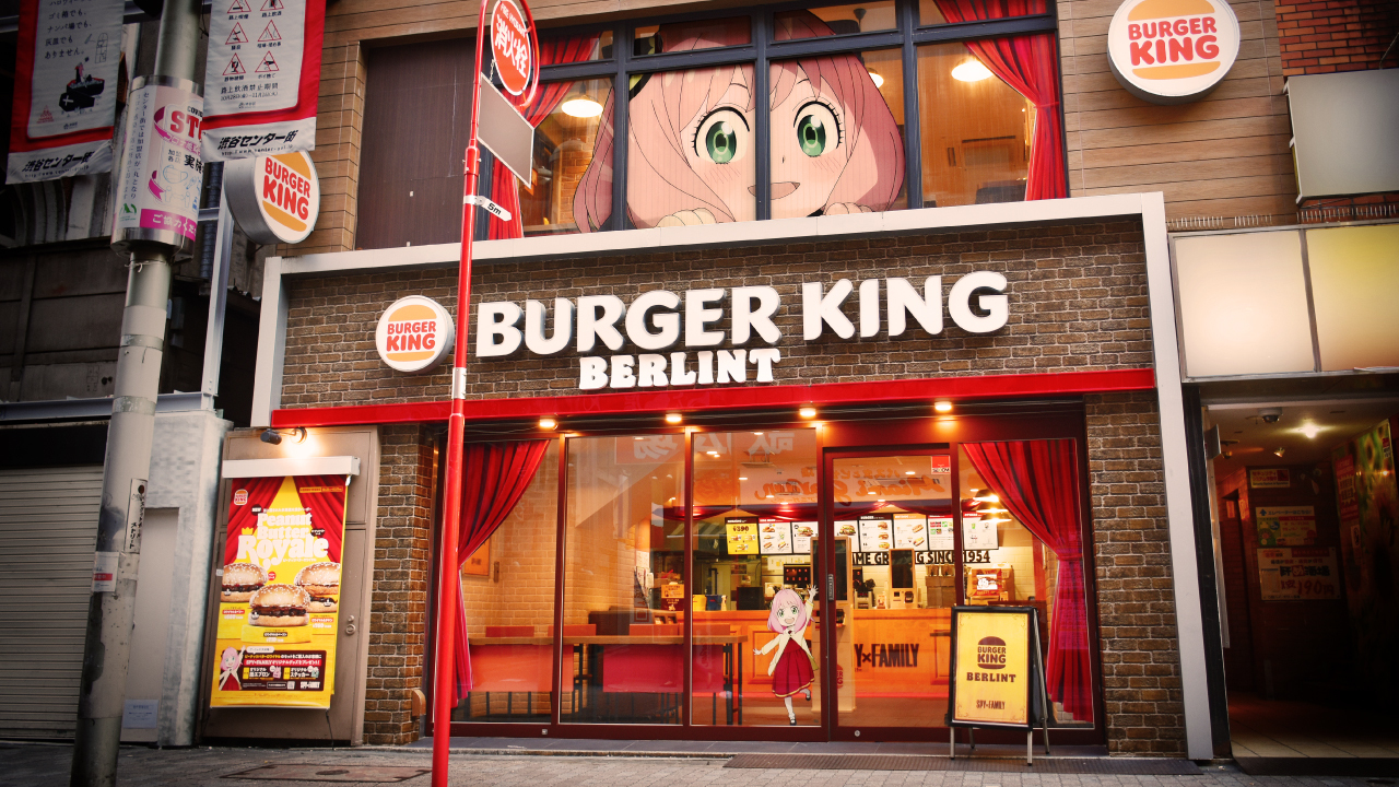 Burger King Japan Opens SPY x FAMILY Berlint Store in the Heart of Shibuya Today